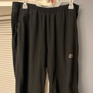 North Face Pants Men Large 34x31 black Nylon Rain Wind Relaxed Fit Light Pack